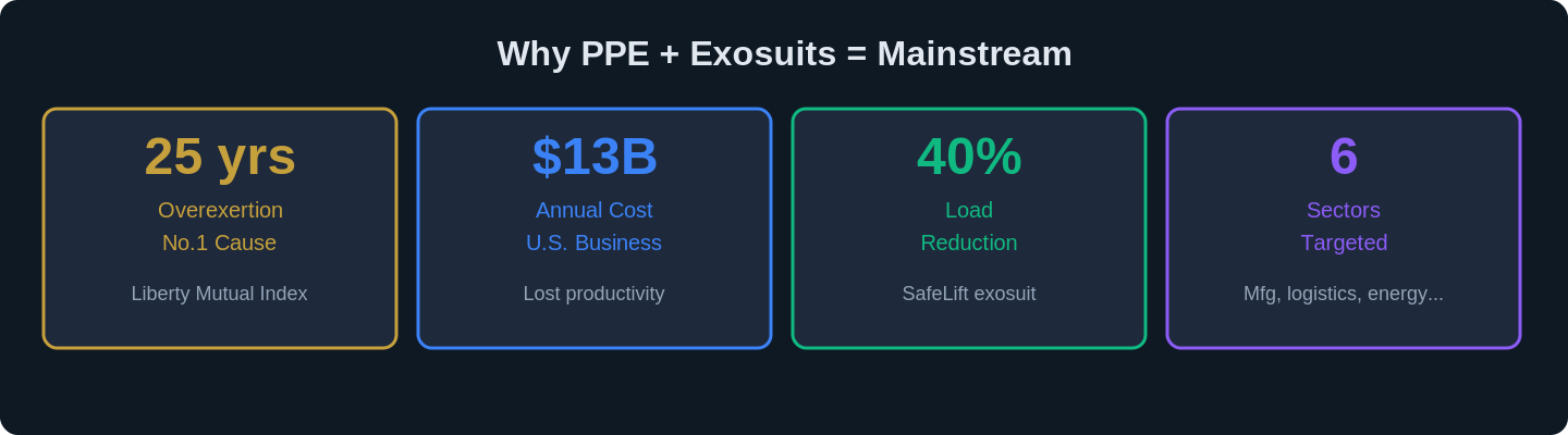 ppe exoskeleton convergence hexarmor 2026 chart 2